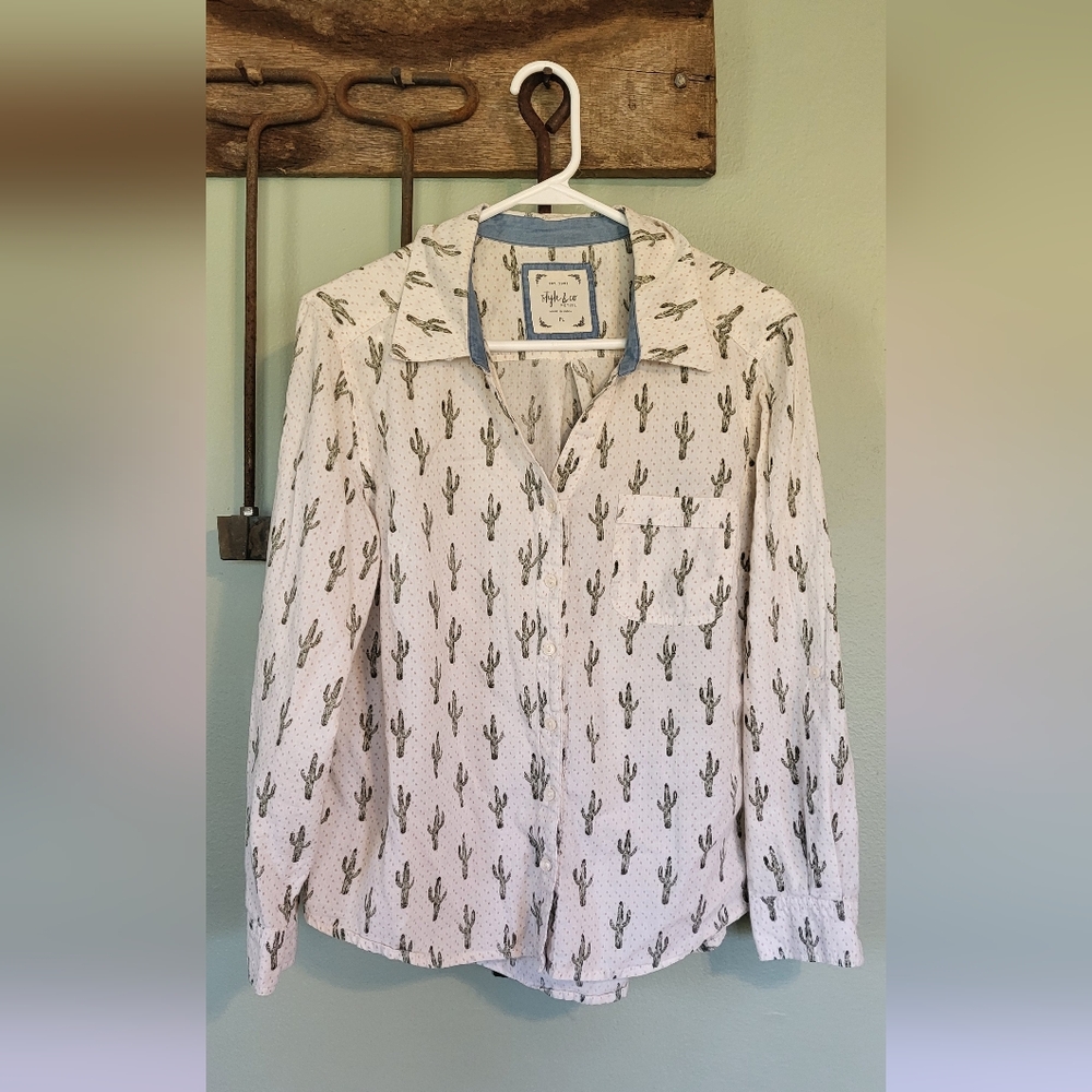 Cactus button up